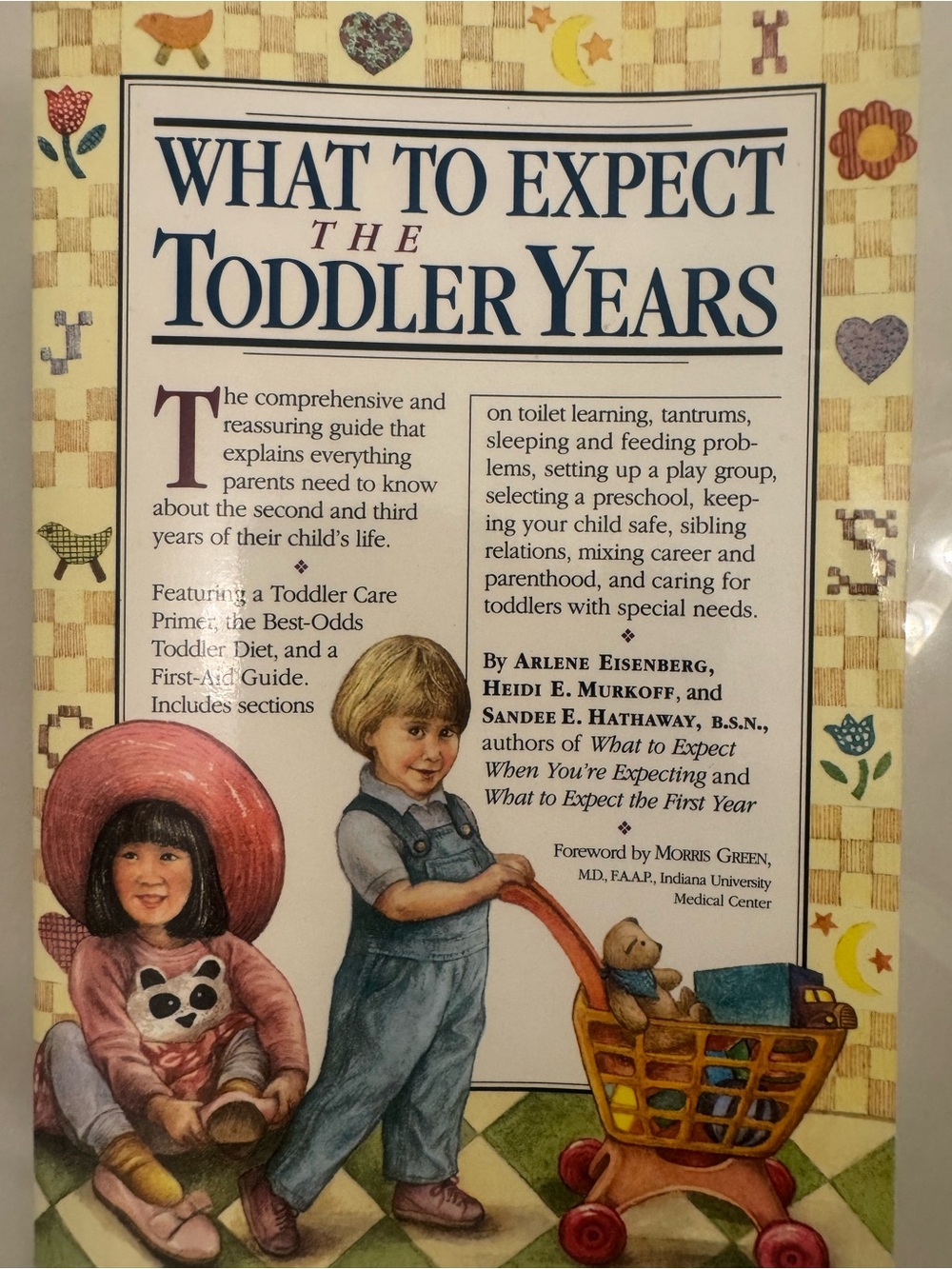 What to Expect The Toddler Years - Cream and Blue Paperback by What to Expect